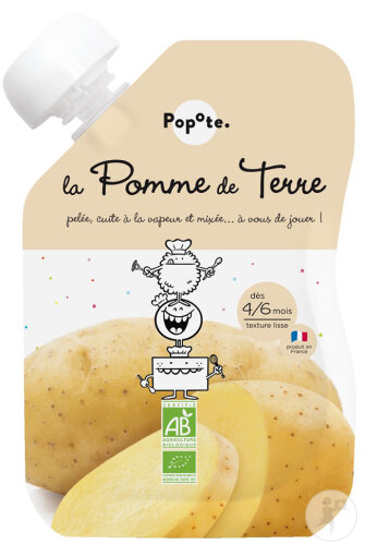 Popote La Pomme De Terre Bio 120g