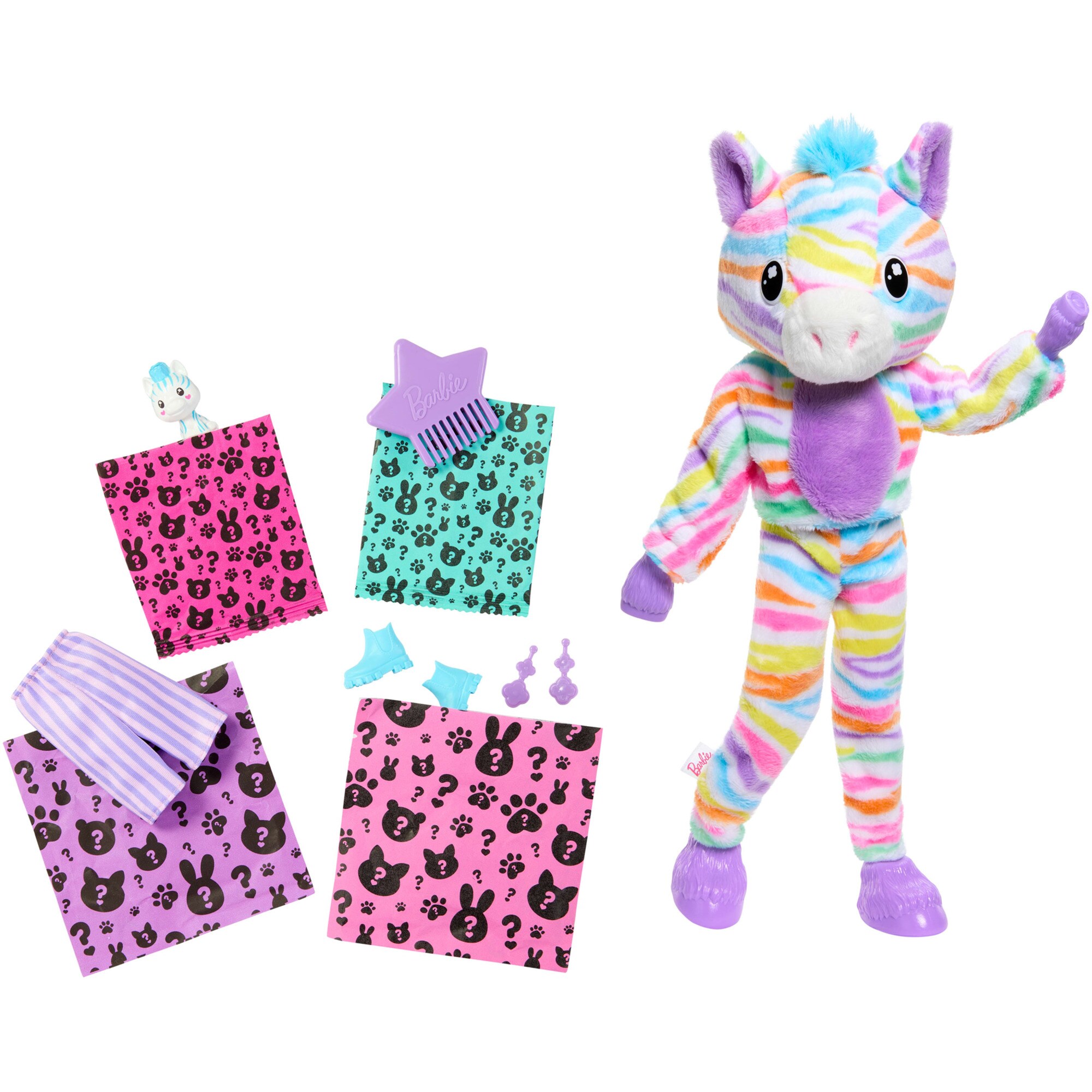 Mattel Spielfigur Barbie Cutie Reveal Color Dream Series - Zebra