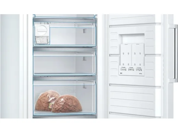 Bosch Serie | 6 GSN54AWDV - Fryser - stående - bredde: 70 cm - dybde: 78 cm - højde: 176 cm - 328 liter - Klasse D - hvid