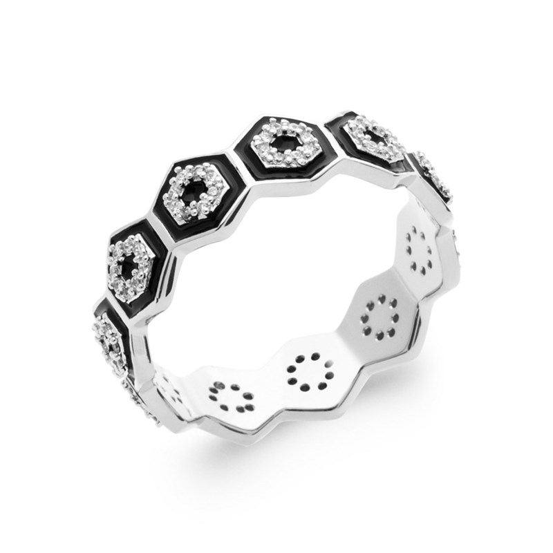 Bague Femme - Argent 925 - Email