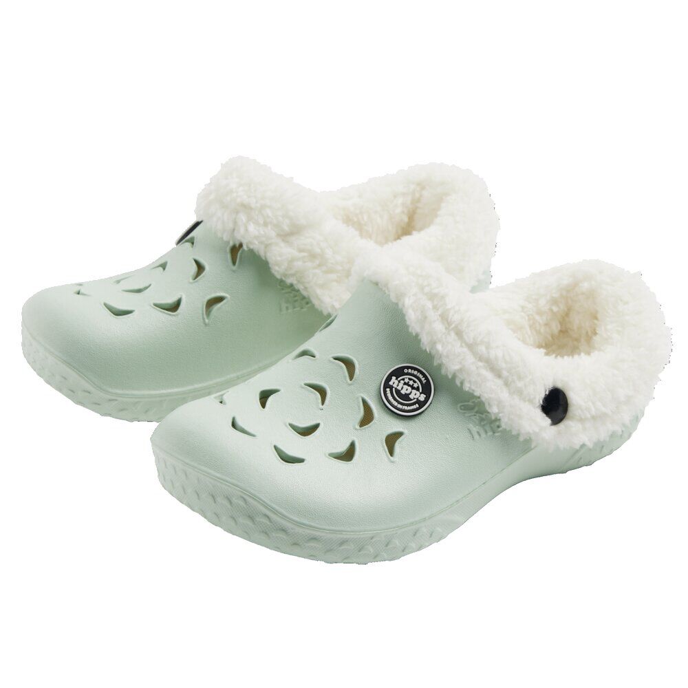 Sabots enfant Hipps fourrés bleu azur T34/35
