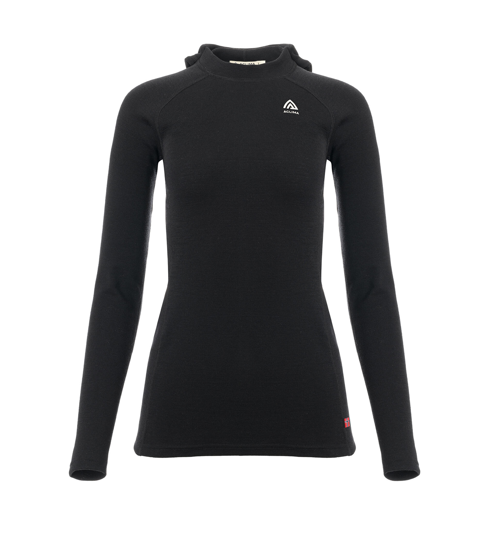 Aclima WarmWool Hoodsweater V2 Womens Black