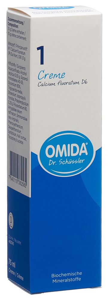 Omida Nr1 Calcium fluoratum Creme 6 D Tb 75 ml