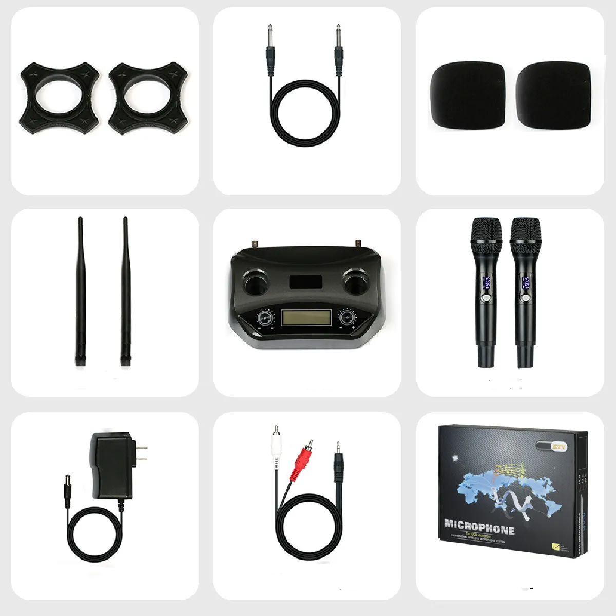 INF Double Microphone Sans Fil