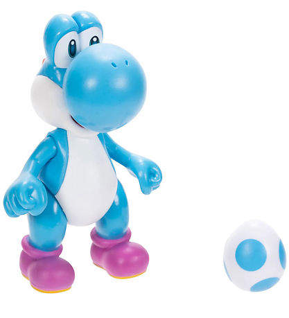Super Mario Figur - 10 cm - Light-Blue Yoshi