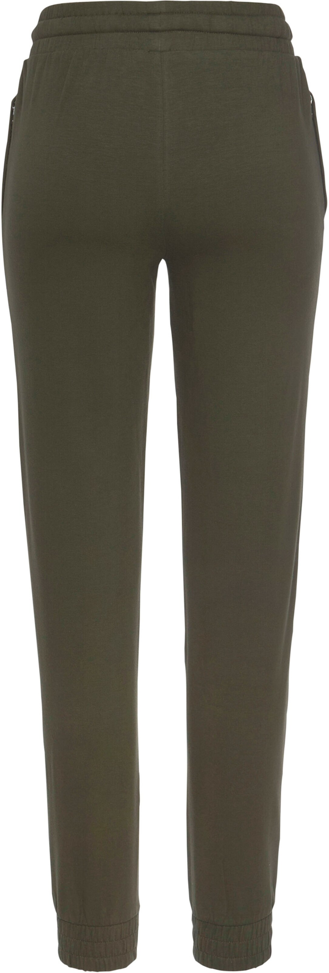 Homewearhose in dunkelgrün