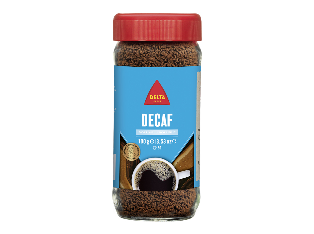 CAFÉ DELTA SOLÚVEL SEM CAFÉÍNA 100G