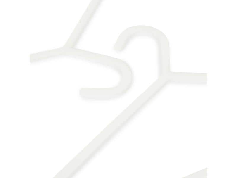 bieco Kinderkleiderbügel 8 Stk. Weiss Kleiderbügel für Kinder