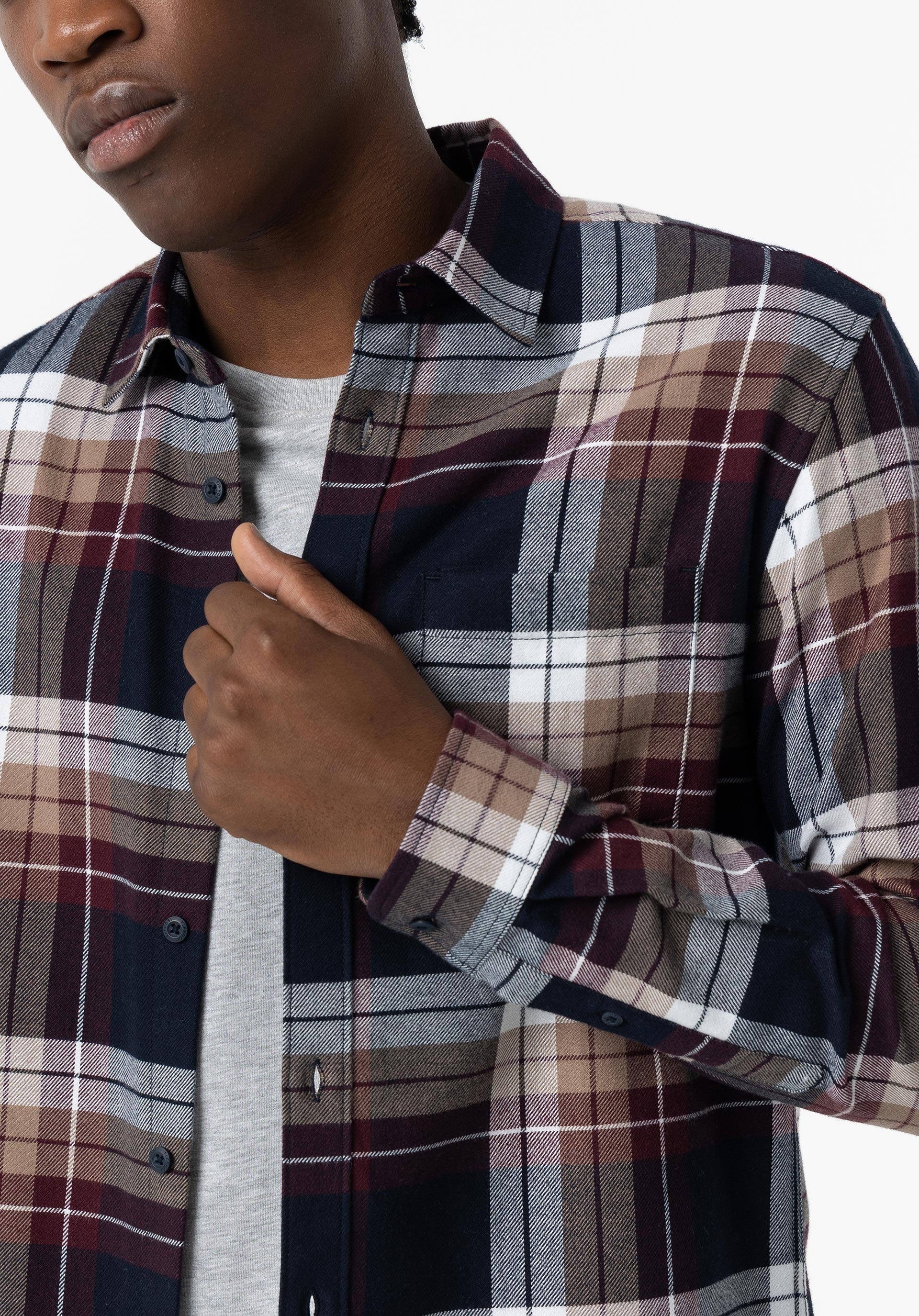 Camisa Regular Fit Flanela Xadrez