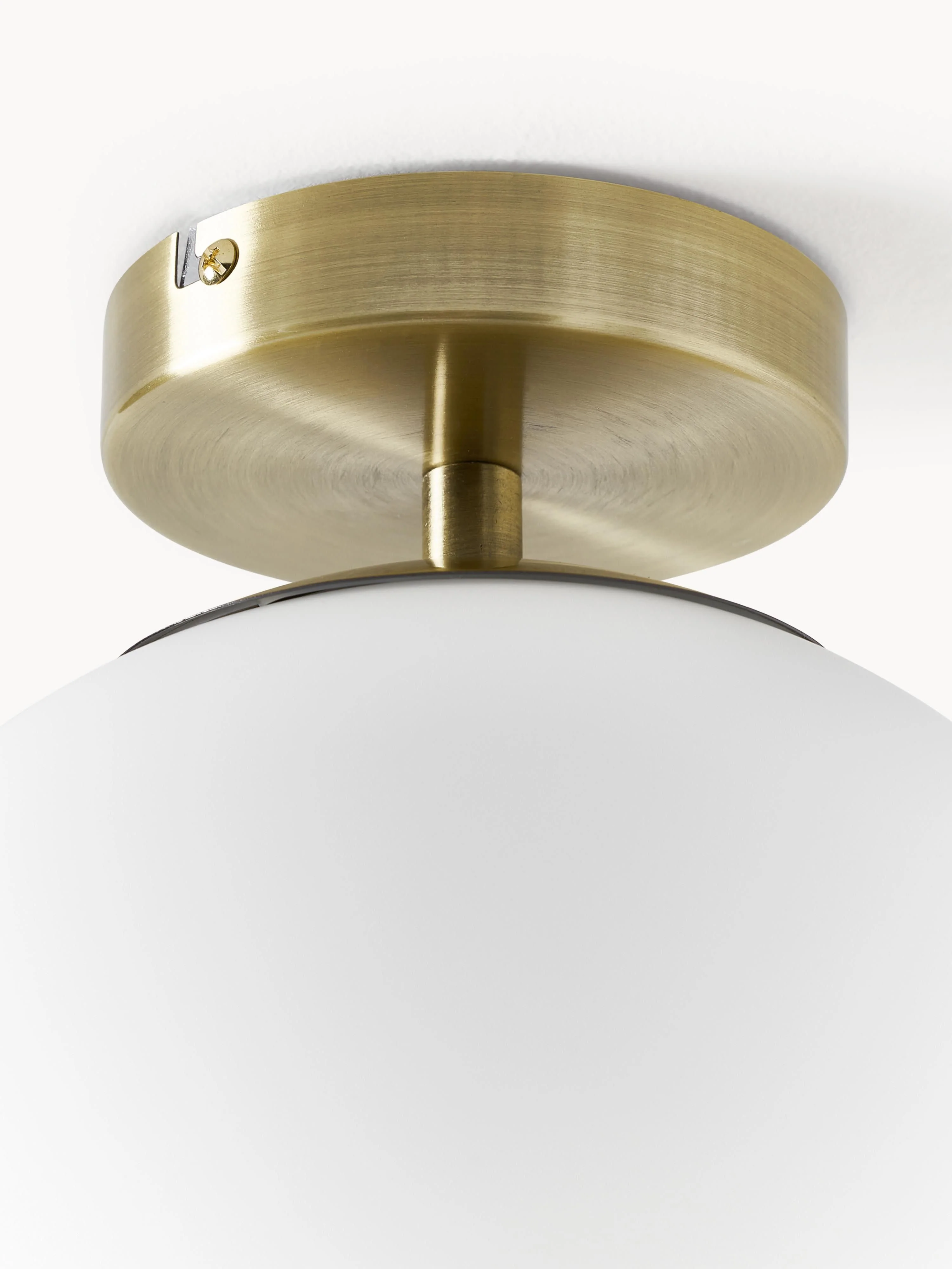 Kleine plafondlamp Hitch van glas