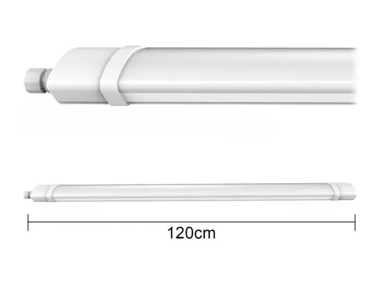Plafonnier LED étanche 120cm 60W 6000 lm IP65 4000K