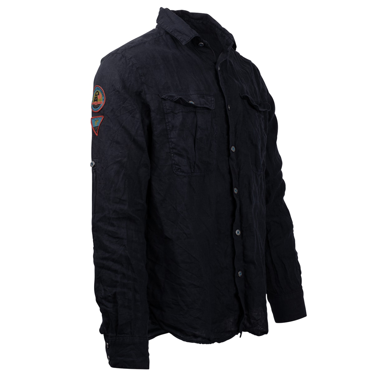 Amundsen Sports Safari Linen Shirt G. Dyed M's