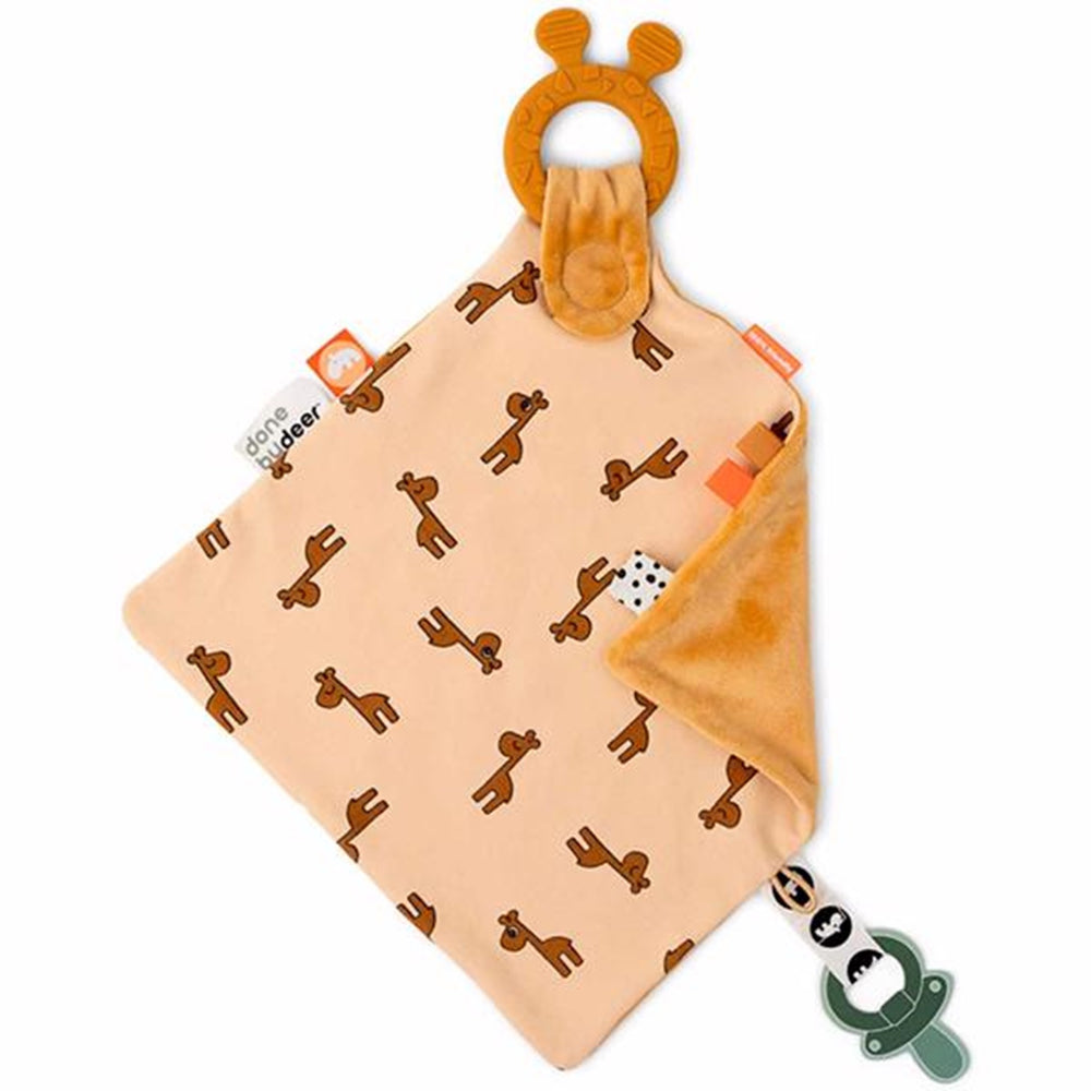 Done by Deer Comfort Teether Raffi Mustard - DonebyDeer