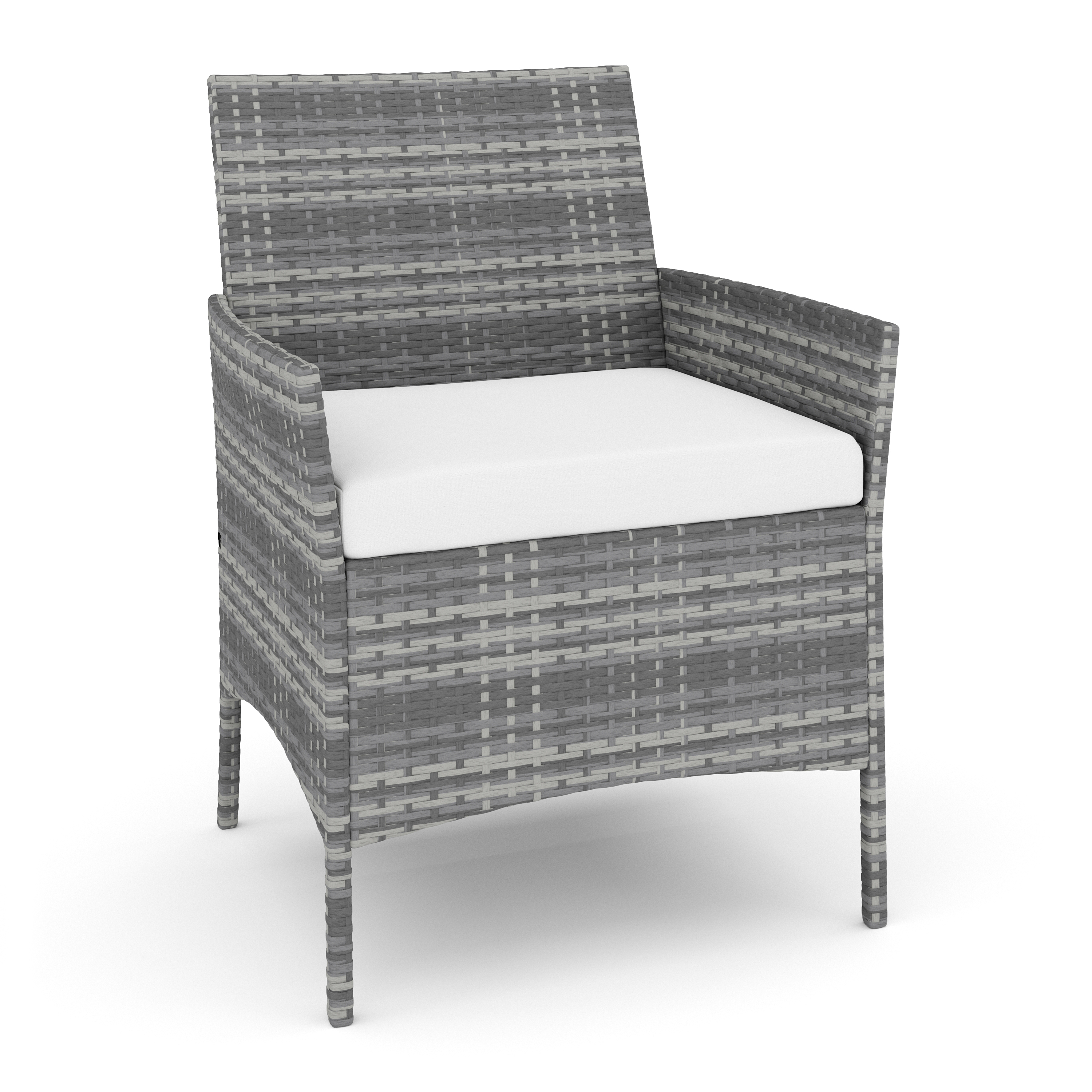 Gartenset Rattan MOLDE grau/beige
