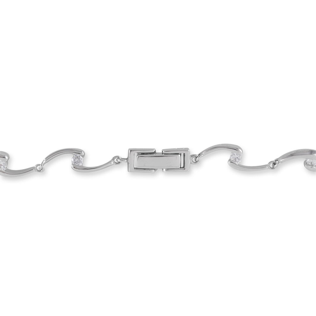 Bracelet Ezia Argent Blanc Oxyde De Zirconium