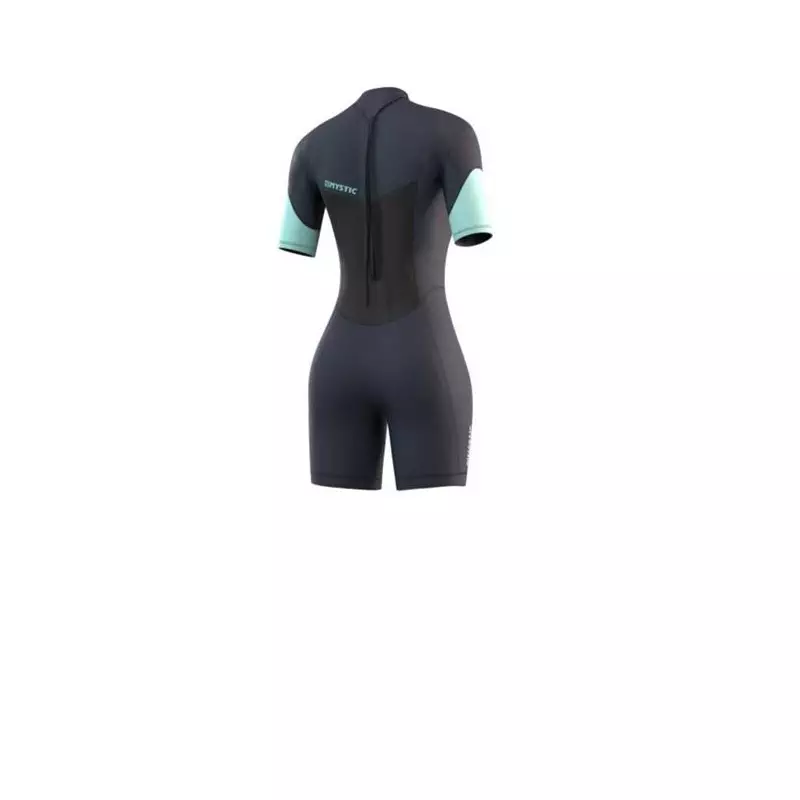 Combinaison néoprène femme MYSTIC Brand Shorty 3/2mm Bzip Flatlock Night Blue