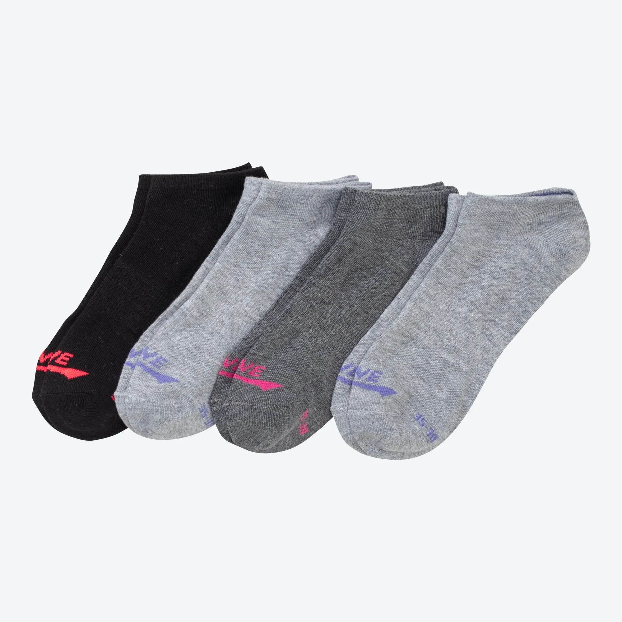 Damen-Sport-Sneaker-Socken, 4er-Pack