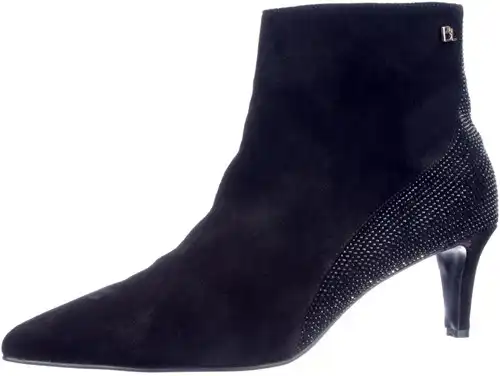 Babouche zwart K-Makia-117 - maat 43 enkellaars zwart - maat 43 Calandschoen