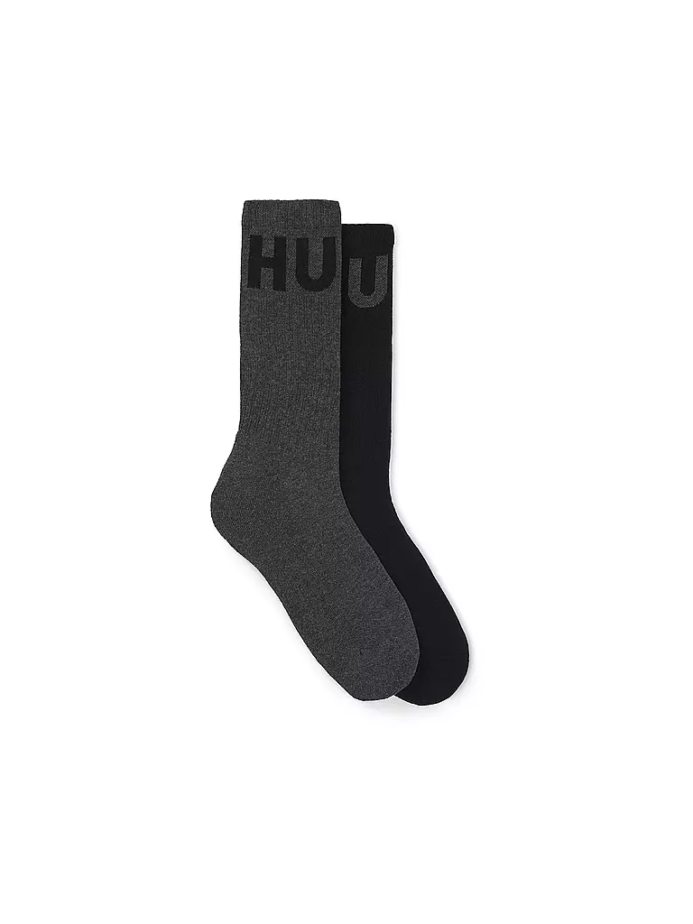 HUGO Socken 2er Pkg. medium grey grau