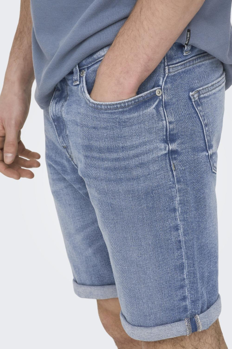 Only & Sons blauwe heren korte broek