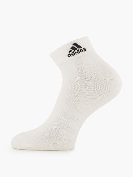 adidas 3 Pack Sneaker-Socken Weiss