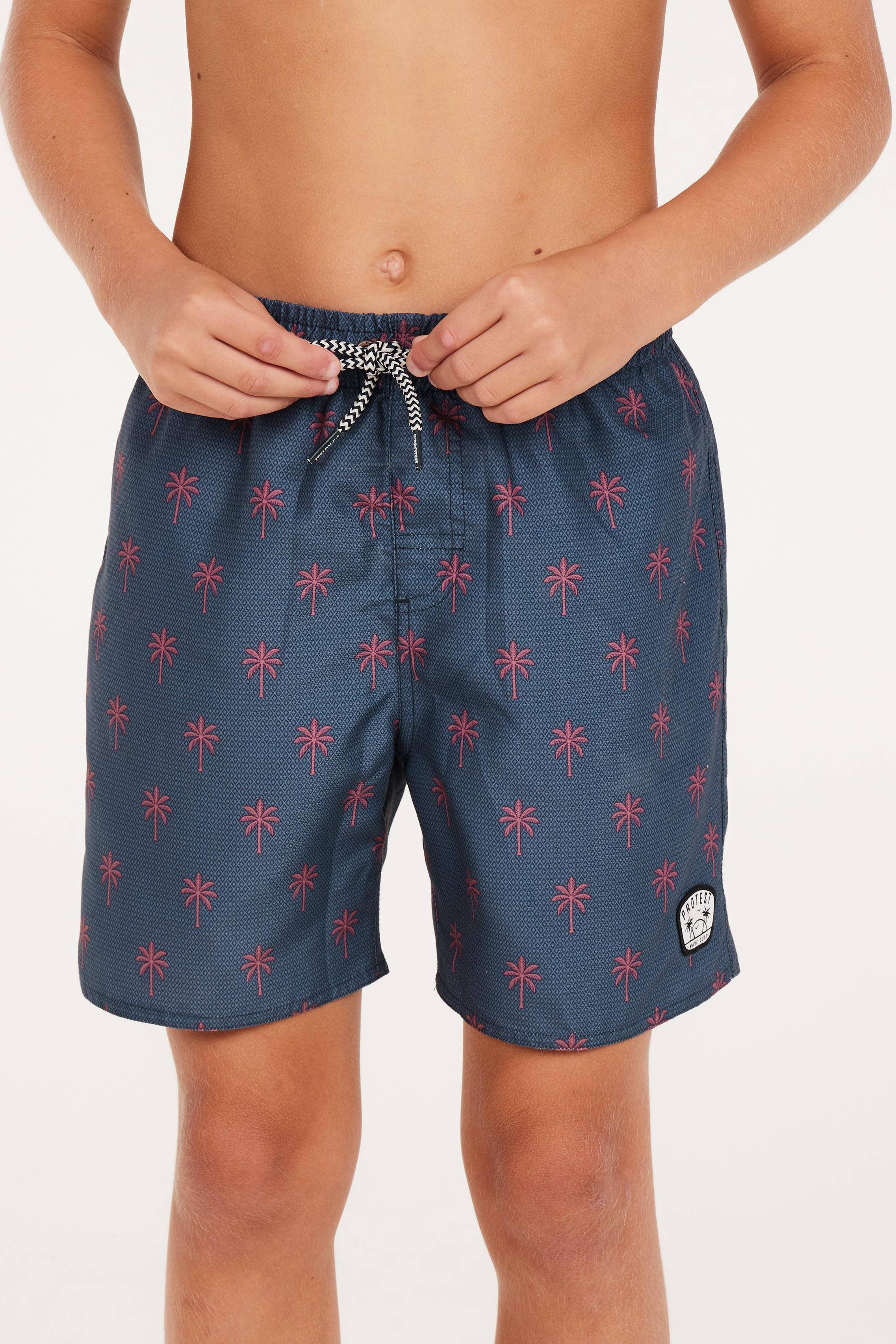 Protest zwemshort PRTFONZ JR donkerblauw