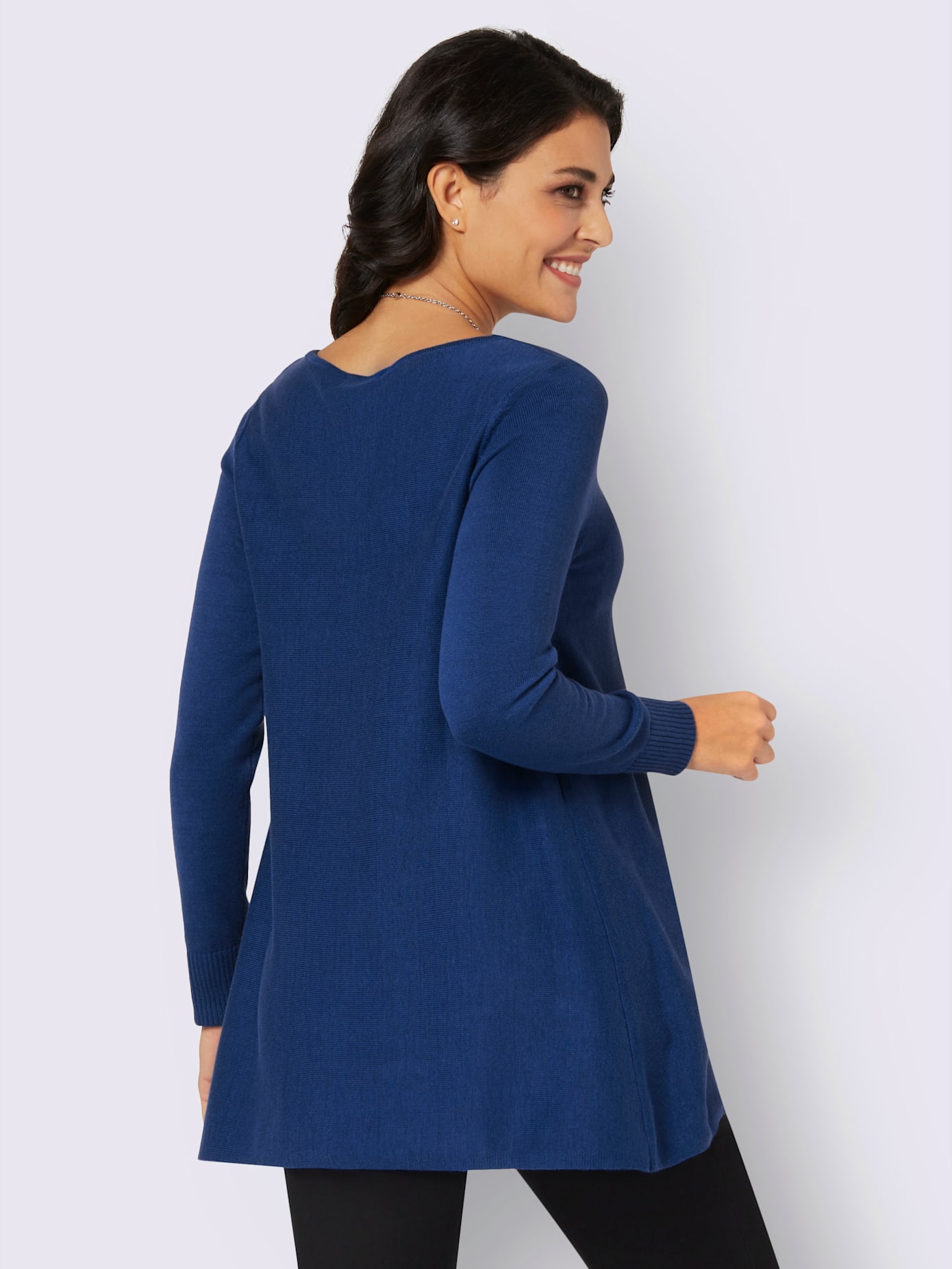 Pull coupe décontractée légèrement évasée