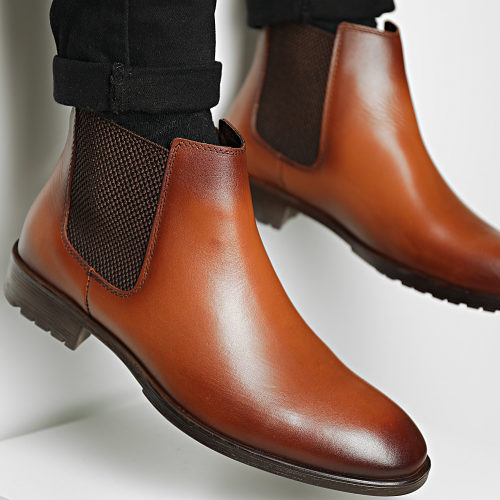 Chelsea Boots DR-81 Camel
