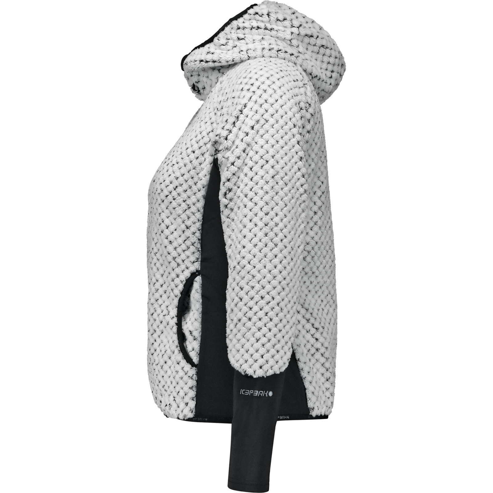Icepeak Damen-Fleecejacke Daisetta XL, schwarz