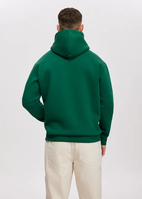 Hoodie met merk print groen (GR.COL)
