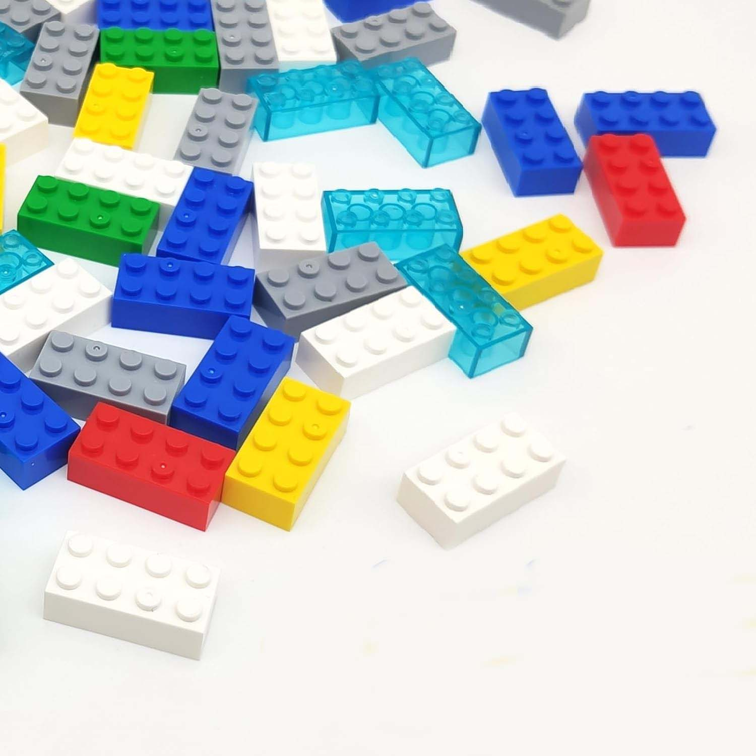 (140er Set) Kunstoff Bausteine Kinder Klemmbausteine Building Spielzeug Bauklötze - Assortiert