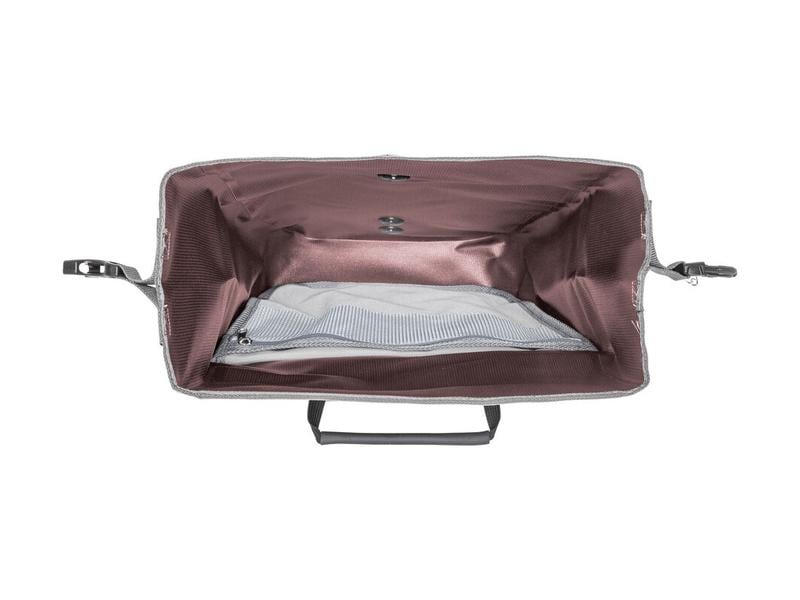 Ortlieb Fahrradtasche Back-Roller Urban, Ash Rose Multifunktionale Hinterradtasche mit QL2.1-System