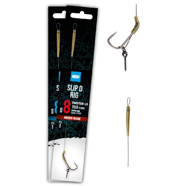 Bas de ligne Carpe Nash Slip D Rig Sans ardillon