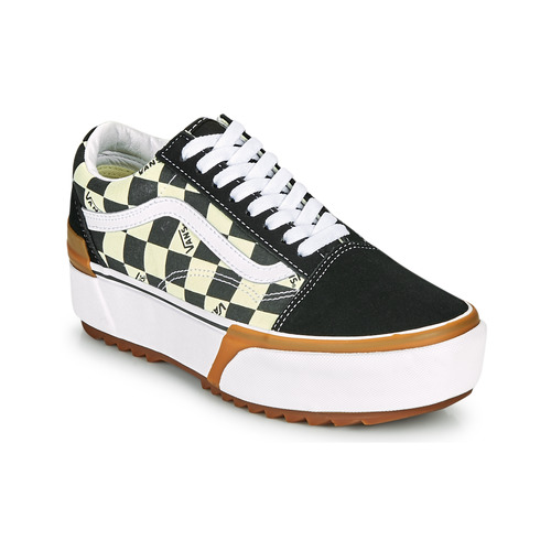 Vans - OLD SKOOL STACKED - Noir / Blanc