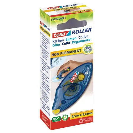 tesa Kleberoller Einweg ablösbar 8,5mx8,4mm ecoLogo