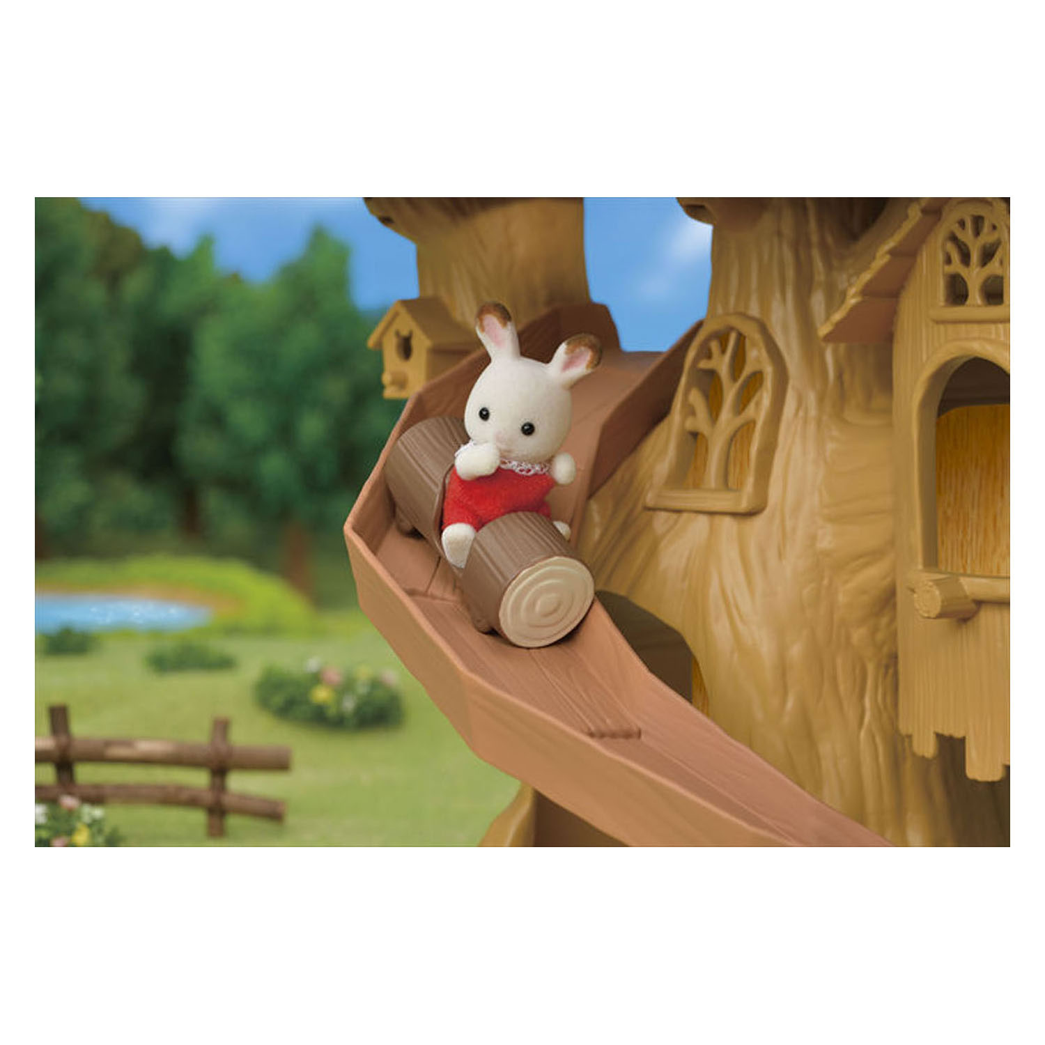Sylvanian Families 5668 Avontuurlijke Boomhut met Camping Cadeauset