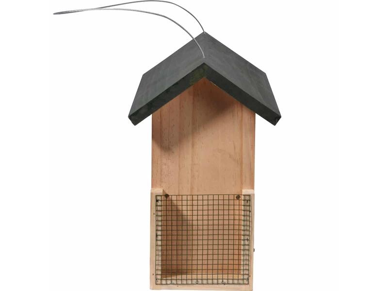 dobar Vogelfutterstation 7-in-1, 39 x 19 x 29 cm, Holz Wildvogel-Futterhaus zum Aufhängen