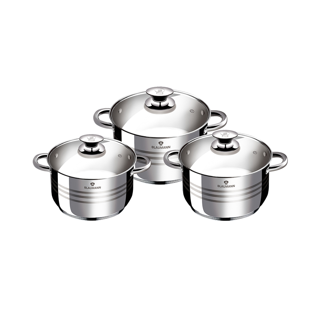 Blaumann 6-teiliges Kochtopf-Set Gourmet Line