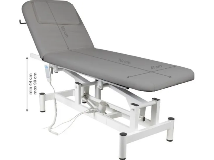 Activeshop elektrisk massagebriks model 079, grå, med 1 motor