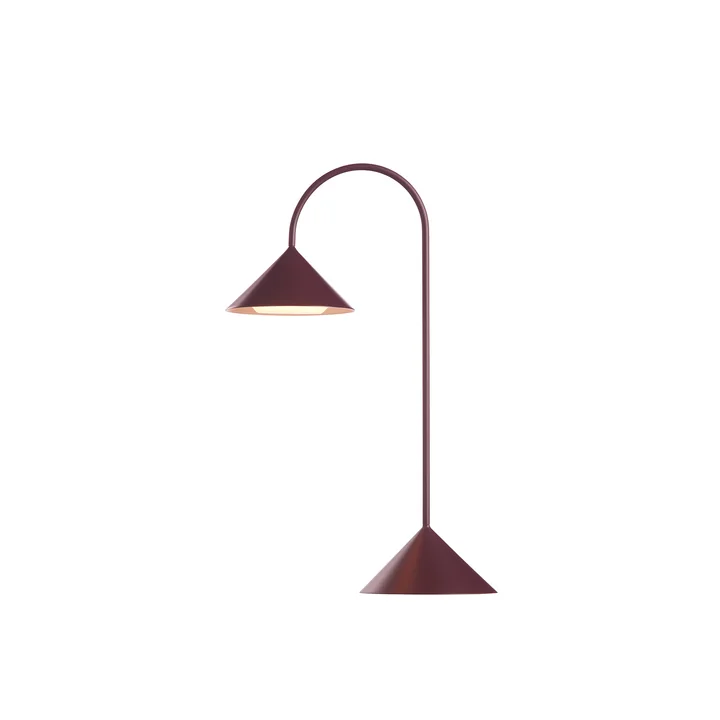 Frandsen - Grasp LED Akku-Stehleuchte, H 47 cm, beetroot matt