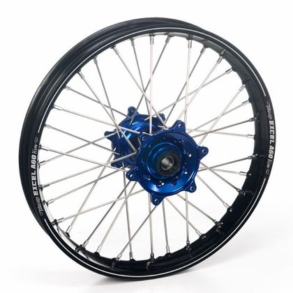 Roue Haan Wheels arrière dimension 19x2.15 Noir/Bleu
