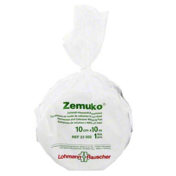 Zemuko Kompresse gerollt 10mx10, 1 St