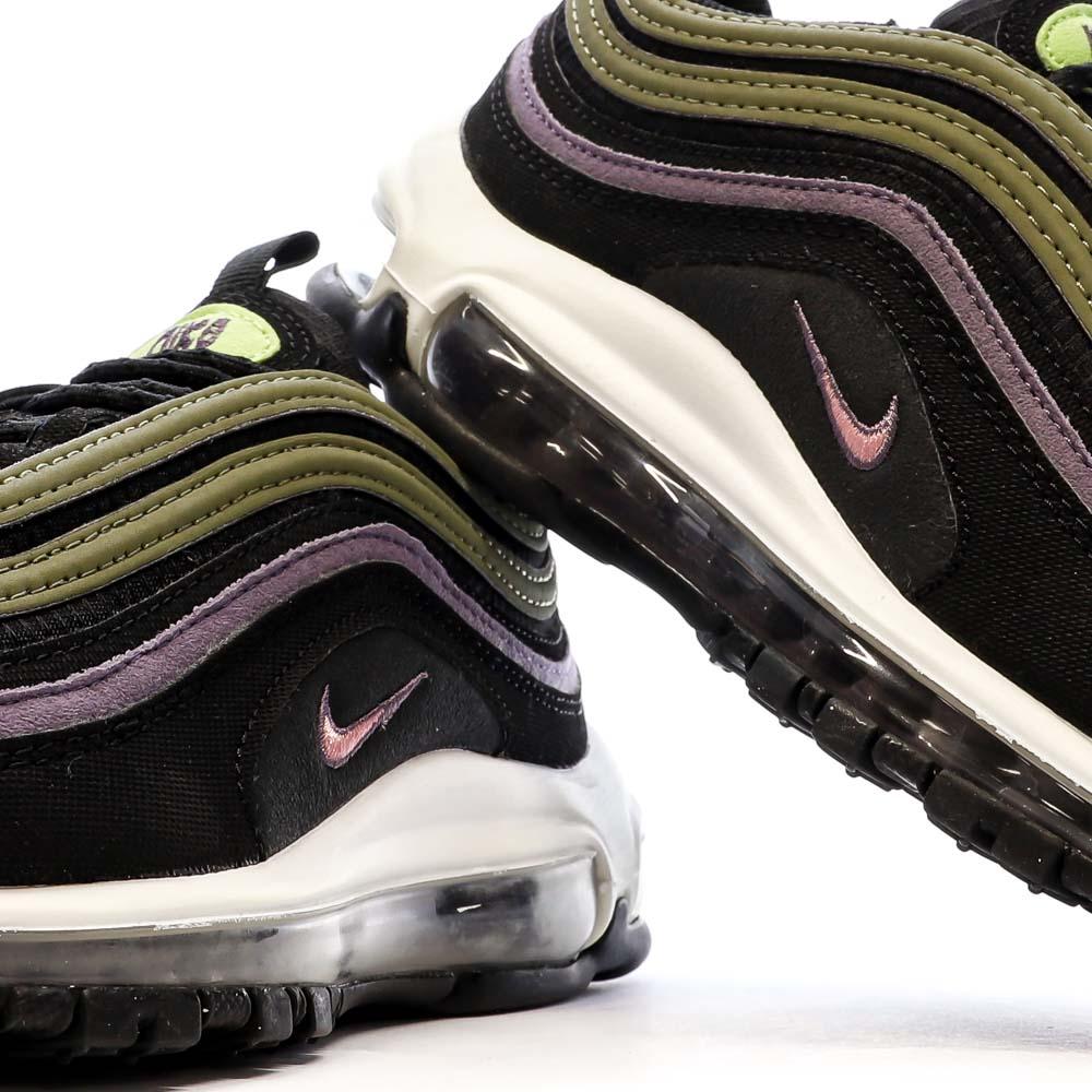 Nike Baskets Noir/Kaki Femme Nike Air Max 97