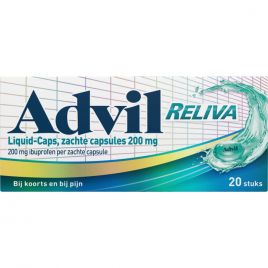 Advil Reliva vloeibare capsules 200 mg voor pijn