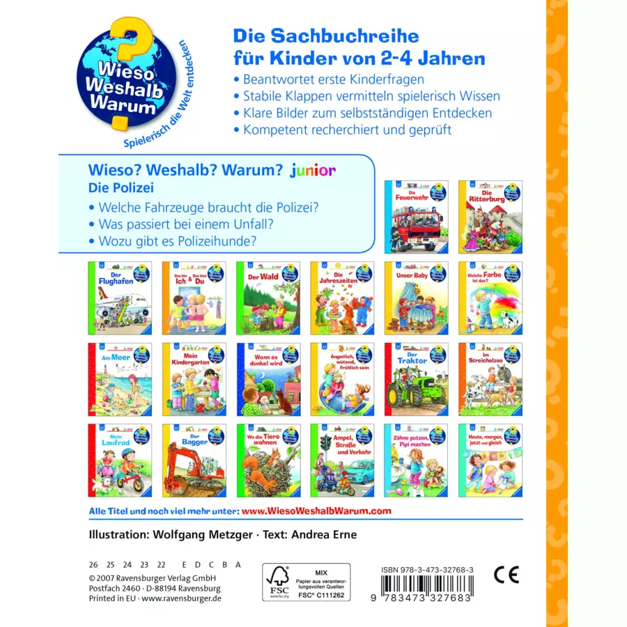 Ravensburger Wieso? Weshalb? Warum? Junior 18: Die Polizei