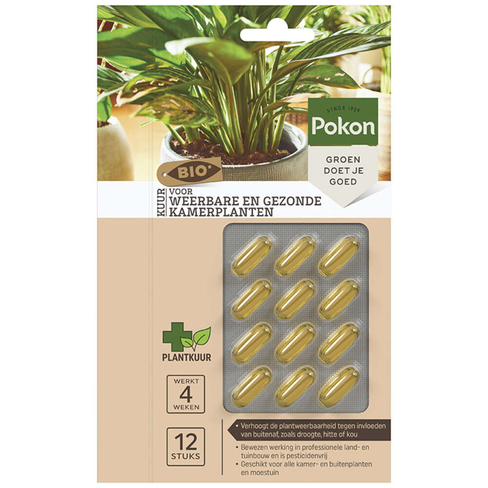 Pokon Biologische Kuur Voor Weerbare en Gezonde Planten Capsules12 stuks