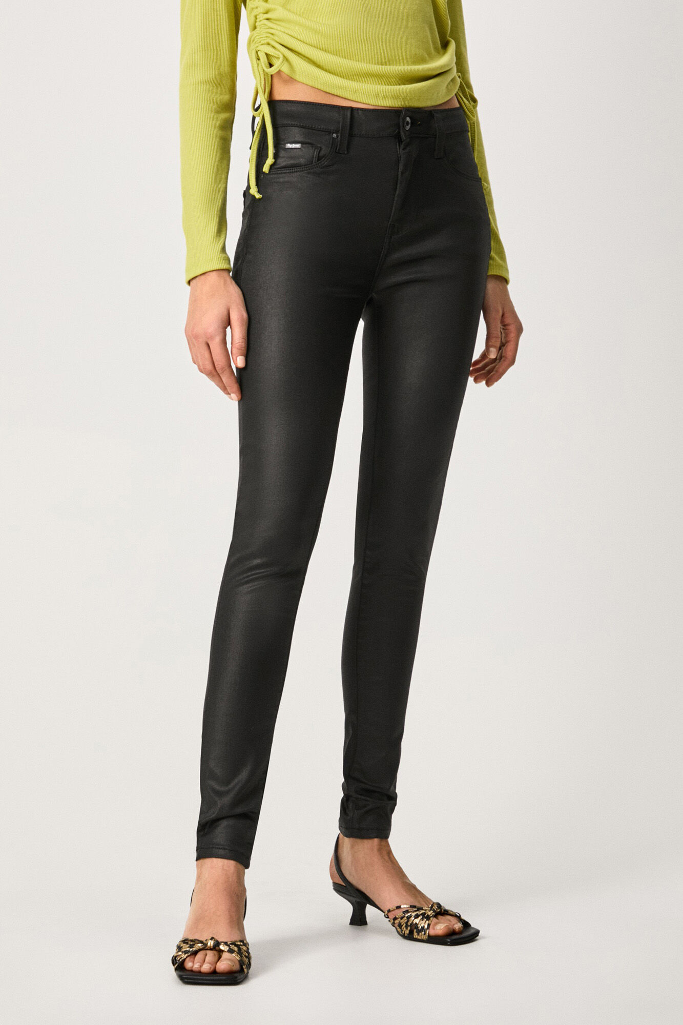 Calça jeans Regent Skinny Fit de cintura alta