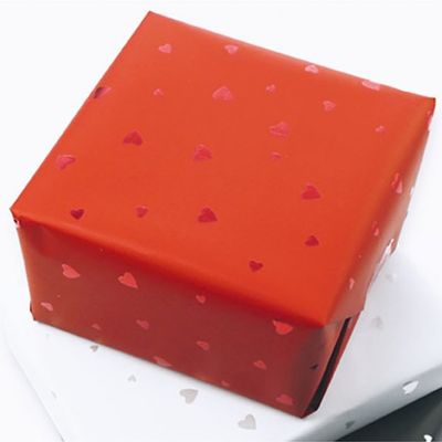 Clairefontaine Premium - Papier cadeau - 70 cm x 50 m - 80 g/m² - motif cœurs rouges