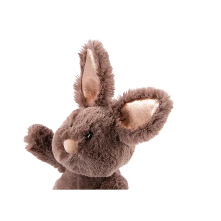 NICI Kuscheltier Hase dunkelbraun 20cm schlenkernd