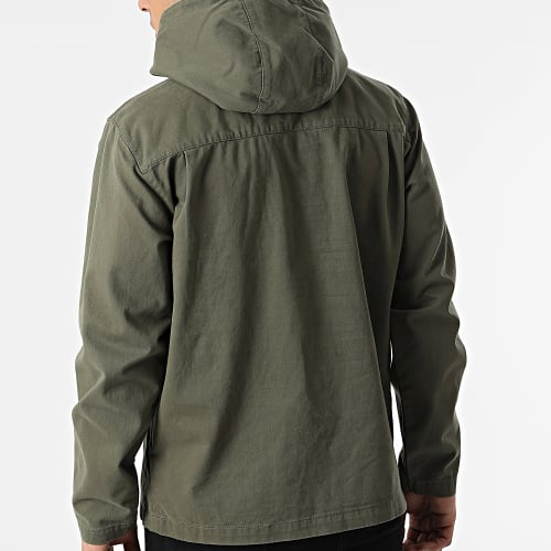 Veste Capuche Col Zippé Elson Grape Leaf A7SDZ Vert Kaki